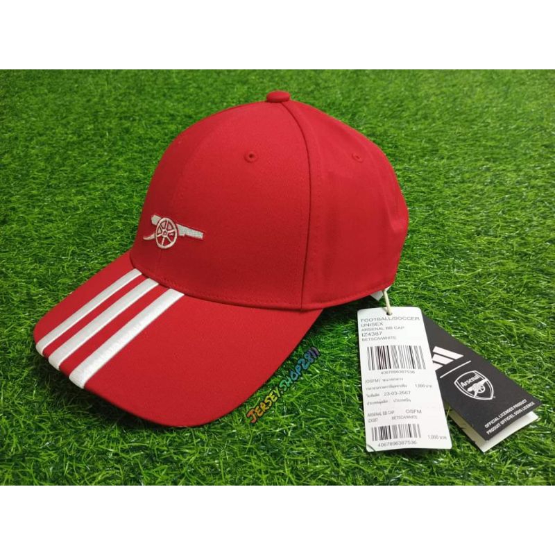 NEW หมวกแก๊ปอาร์เซนอล ( ADIDAS แท้ )สินค้าของแท้ หมวกอาร์เซนอล Arsenal หมวกทีมอาร์เซนอล หมวกอาดิดาส