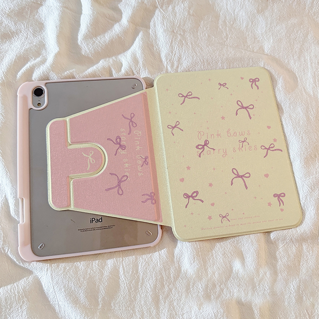 จัดส่งทันที เคสไอแพด น่ารัก Pro11 2024 Air7/6 11 Gen11Air5 การ์ตูน อะคริลิคหมุนได้ 360 Gen6/5 9.7 ราคา ถูกที่สุด ดีลบีเคเค แกลเลอรีภาพที่ 5