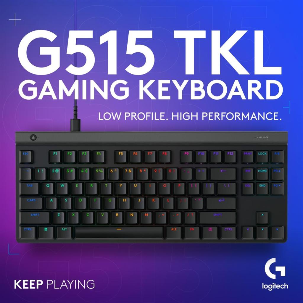Logitech G515 TKL / Black (EN/TH) (แบบสาย)
