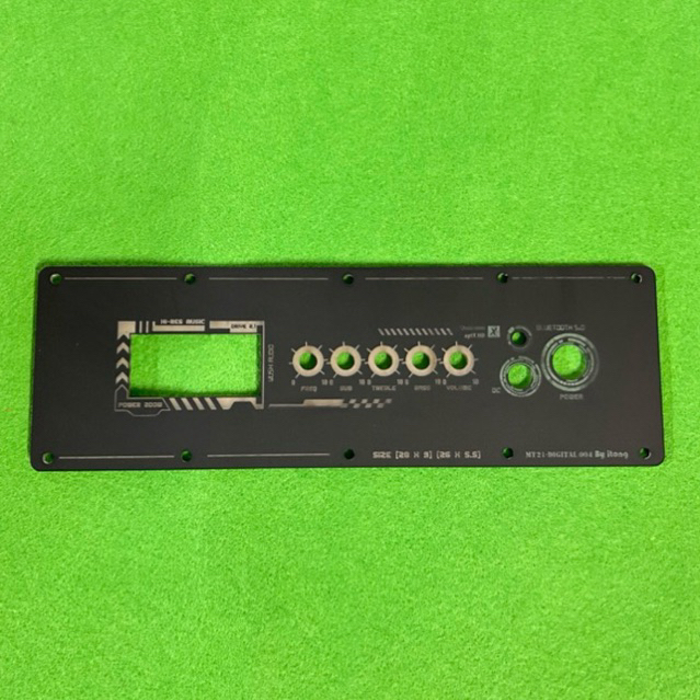 แผ่นเพลทลำโพงDIY MT21-DIGITAL 004 [28*9] [26*5.5] ไม่ย้ายวอลลุ่ม