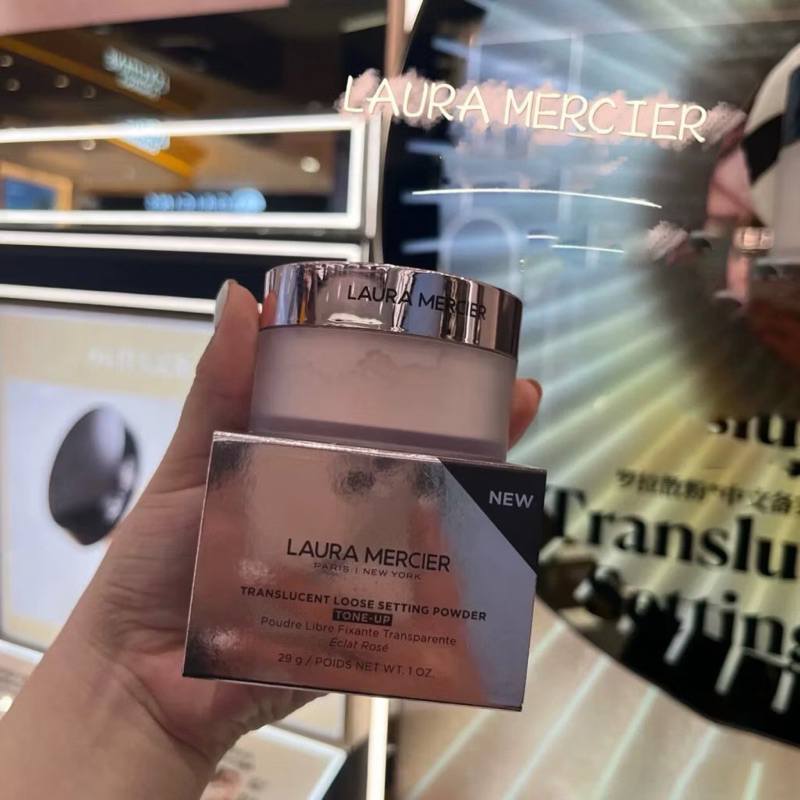 แป้งฝุ่น Laura Mercier แป้งฝุ่นหน้าโกลด์ Tone upขนาด29g.