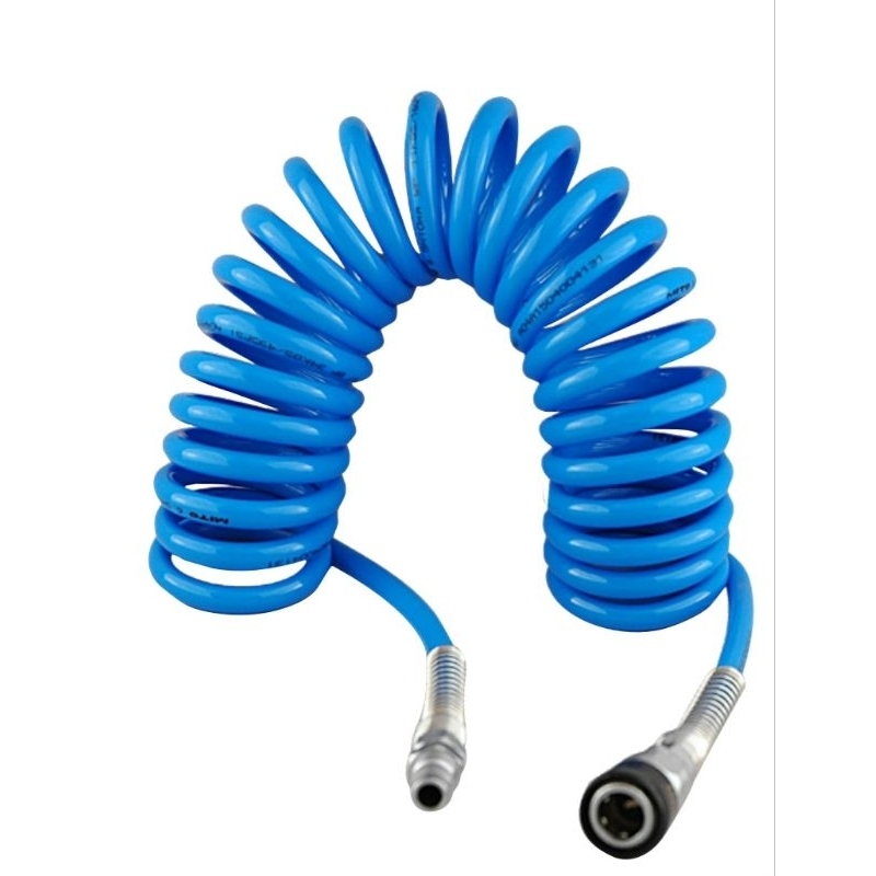 MITO​ MI-S98A 1065-10M สายลม​ PU​ แบบขดสปริง​ + คอปเปอร์​ 6.5X10MM ยาว​ 10เมตร​ สายลม​ขดสปริง 10​ เม