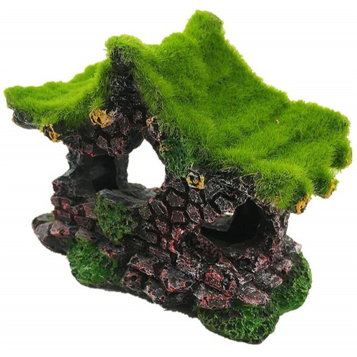 บ้านมอส เรซิ่นตกแต่งตู้ปลา Resin aquarium decoration ตกแต่งถังปลา
