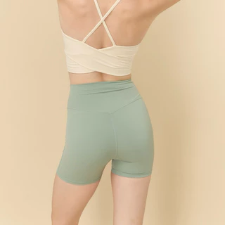 Healthyattitude.bkk - Ruched Active Shorts กางเกงขาสั้นรูดเอว