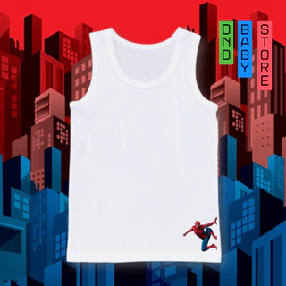 เสื้อกล้ามเด็ก เสื้อซับในลายสไปเดอร์แมน Spiderman ลายสวย ผ้านุ่มใส่สบายซักแล้วไม่ยับ 10-50 กิโล S-3XL #เสื้อกล้าม