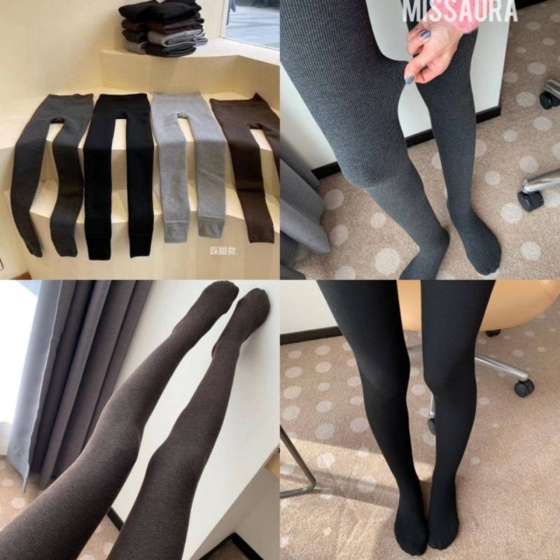 กางเกงเลคกิ้ง ลองจอนด้านในบุขนใส่อุ่นมากค่ะใส่ไปเที่ยวอากาศหนาวๆอากาศติดลบก็เอาอยู่นะคะFree size