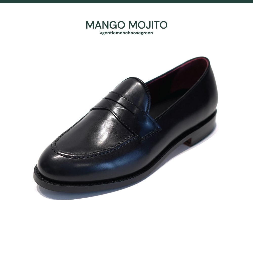 [Pre-Order] MANGO MOJITO รองเท้าหนังรุ่น ML Penny Loafer สี Black (C)