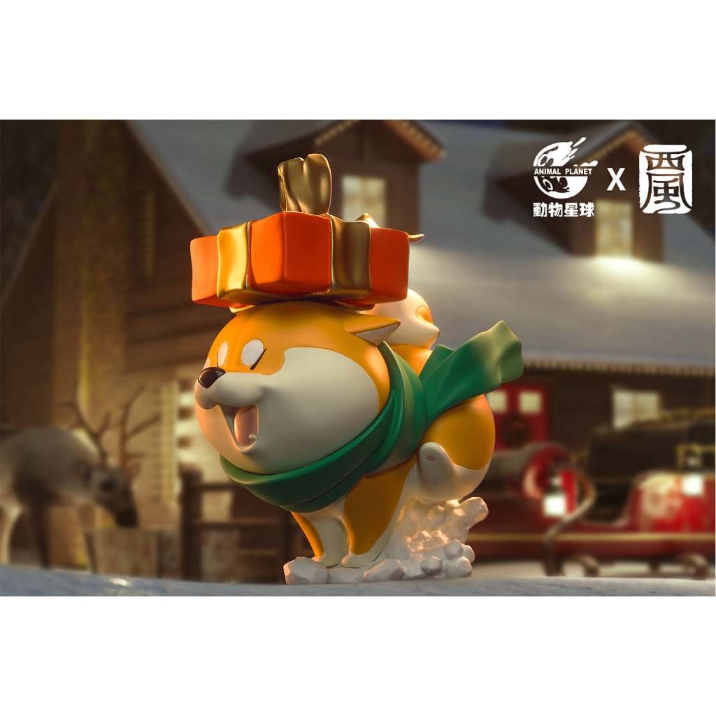 Animal Planet Studio Firewood Shiba Christmas exclusive