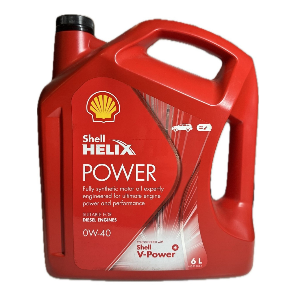 Shell HELIX POWER 0W-40 (DIESEL) ขนาด 6 ลิตร ของแท้ 100%