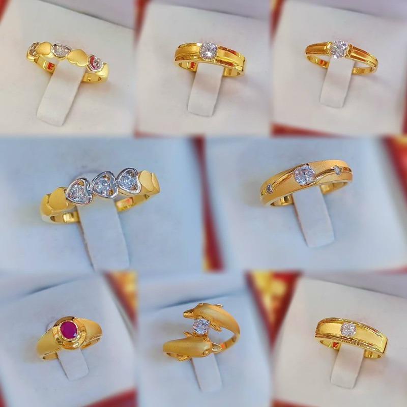 P04 แหวนเพชร swiss cz เกรดพรีเมี่ยม สวยหรู