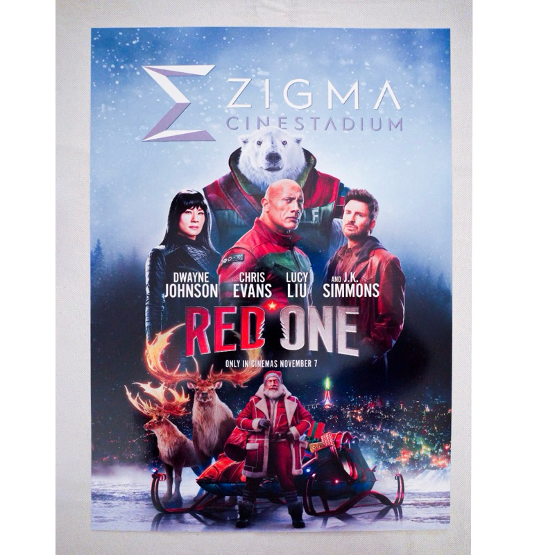 โปสเตอร์ของแท้ “RED ONE” Zigma จาก SF Cinema - Poster “RED ONE” SF Cinema