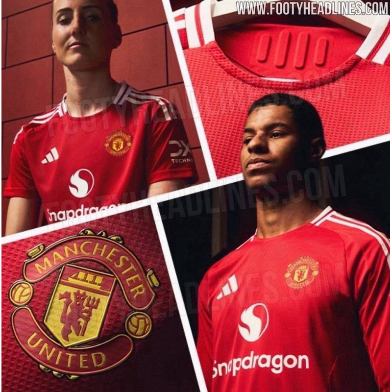 เสื้อฟุตบอลทีม Manchester United ฤดูกาลใหม่2024/2025 เนื้อผ้าspot นิ่ม ลื่น