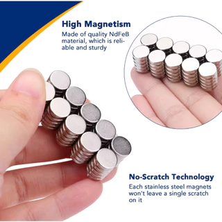 10ชิ้น แม่เหล็ก 10x3มิล กลมแบน 10*3มิล Magnet Neodymium 10x3mm แม่เหล็กแรงสูง 10mm x 3mm แม่เหล็กแรงดูดสูง 10*3mm