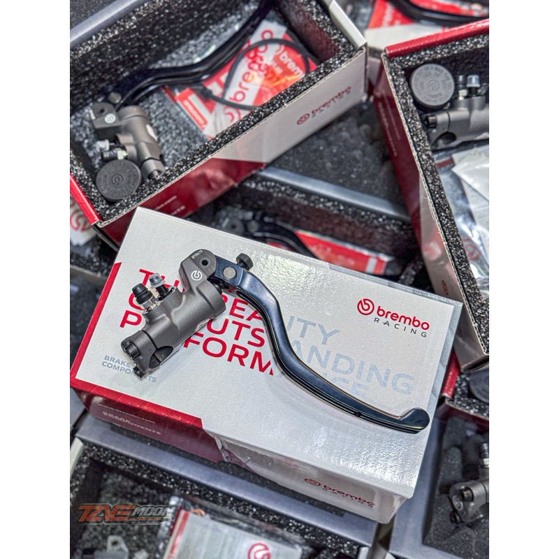 ✅ ปั๊มบน เบรมโบ้ (Brembo) โลโก้ขาว เบอร์16×18 ก้านยาว