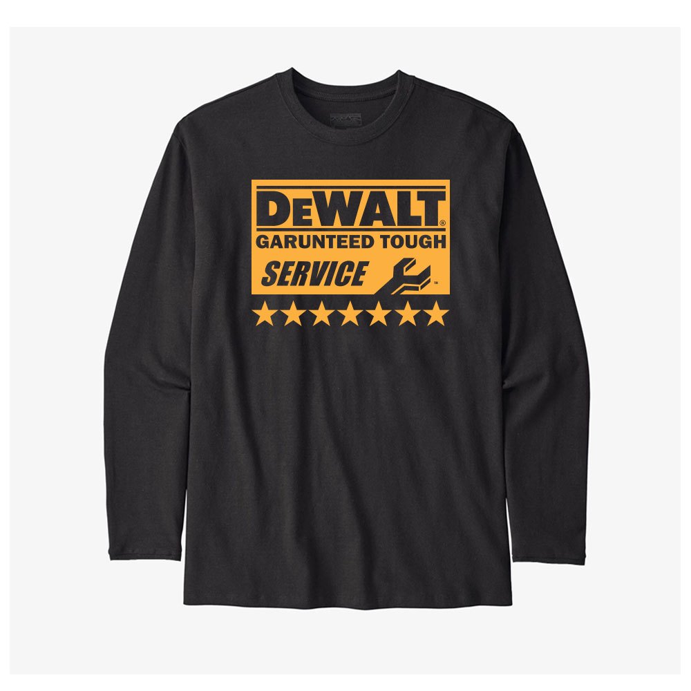 เสื้อยืด คอกลม DEWALT USA TOOL 002 เครื่องมือช่าง PREMUIM COTTON 100% NO.20 เสื้อคุณภาพส่งออก แขนสั้น และ แขนยาว