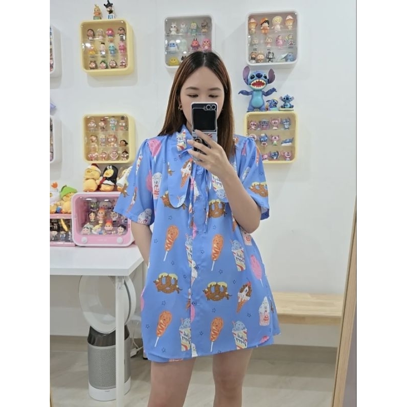 Midi set ชุดเซ็ตผู้หญิง2ชิ้น เสื้อ+กระโปรง ผ้านิ่มใส่สบาย