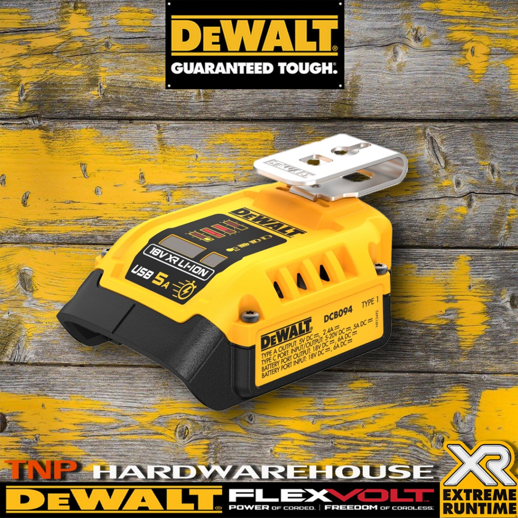 DeWALT DCB094-B1 PORTABLE USB (สินค้า ไม่รวมสาย และ ไม่รวมอเดปเตอร์)