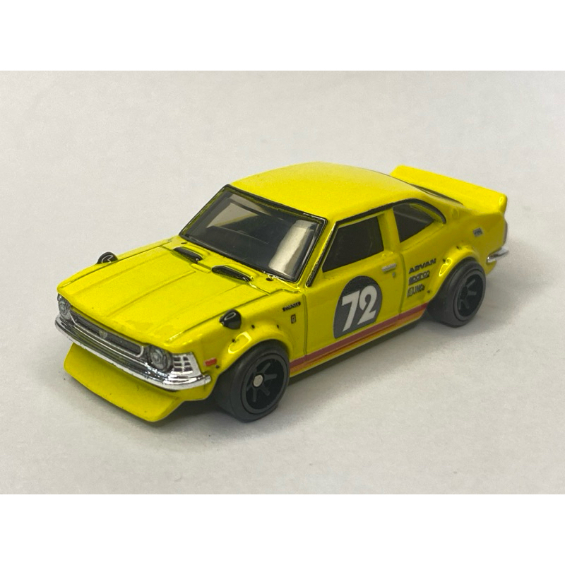 Hot Wheels premium 0/5 Toyota Corolla levin 1972 นอกแพ็ค ขนาด 1:64