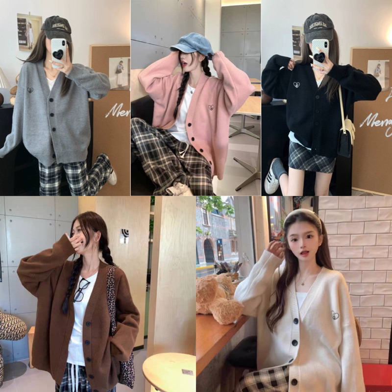 LILY เสื้อไหมพรม เสื้อแขนยาว เสื้อกันหนาว แต่งปักลาย งานนำเข้าสวยตรงปก โทนสีสวยใส่ได้ตลอดค่า