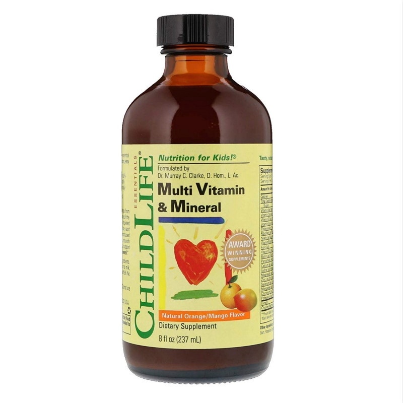 Childlife วิตามินรวม แร่ธาตุ โภชนาการสำหรับเด็ก Essentials Multi Vitamin Mineral Nutrition for Kid