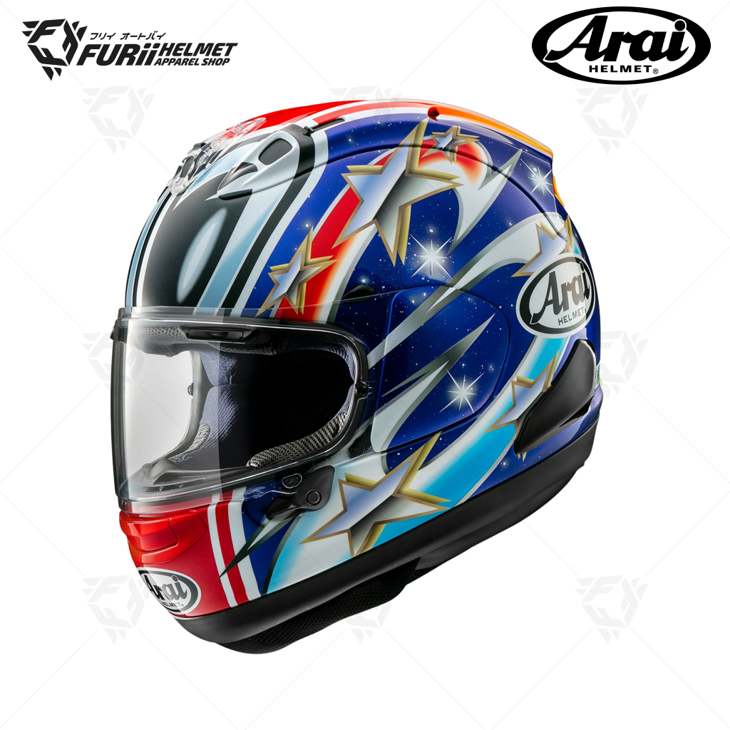 [ ชำระเต็มจำนวน ] หมวกกันน็อค ARAI RX-7V EVO 99 NAKANO RED หมวกกันน็อคแท้ศูนย์ไทย