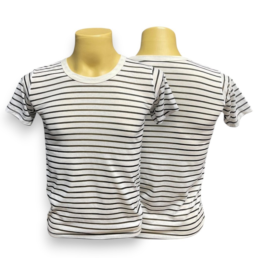 11-11 ลดล้างสต็อก เสื้อยืด ผ้าCOTTON ลายคาดแนวนอน มีให้เลือก