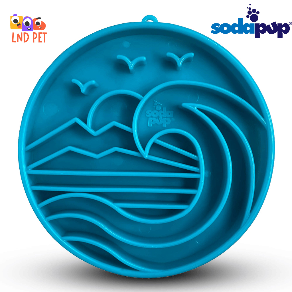 SodaPup Baja Shallow eBowl Slow Feeder ชามอาหารสุนัข
