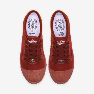 Breaker รองเท้านักเรียนเบรกเกอร์ รุ่น 4X4 รองเท้าผ้าใบสีน้ำตาล Size 29-47