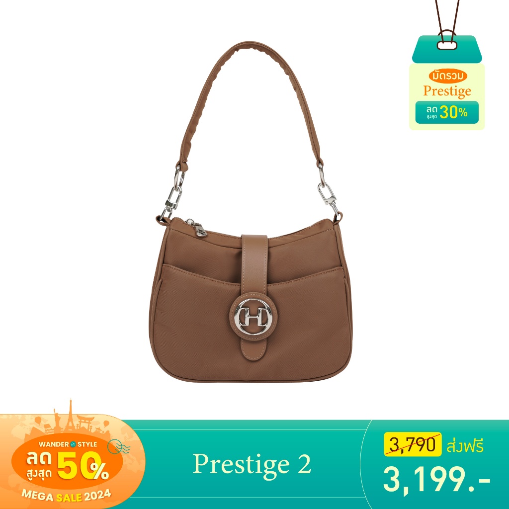 Hadara Prestige No.2 กระเป๋าสะพายข้าง วัสดุผ้าไนล่อน ช่องการใช้งาน 22 ช่อง กันน้ำได้