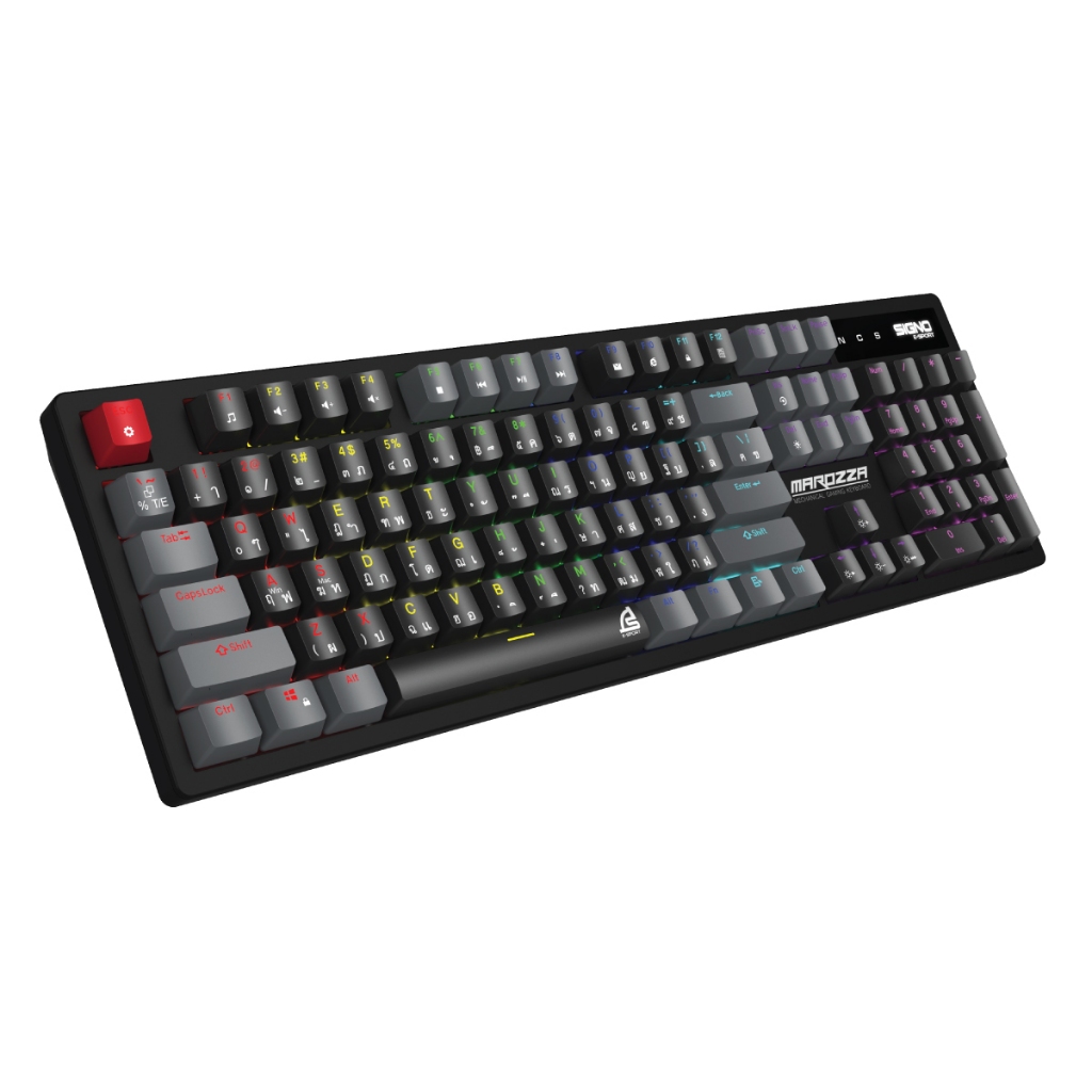 SIGNO E-Sport Mechanical Gaming Keyboard MAROZZA รุ่น KB-722 (คีย์บอร์ด เกมมิ่ง)