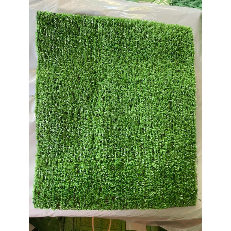 หญ้าเทียม 30x30 cm ขน1cm