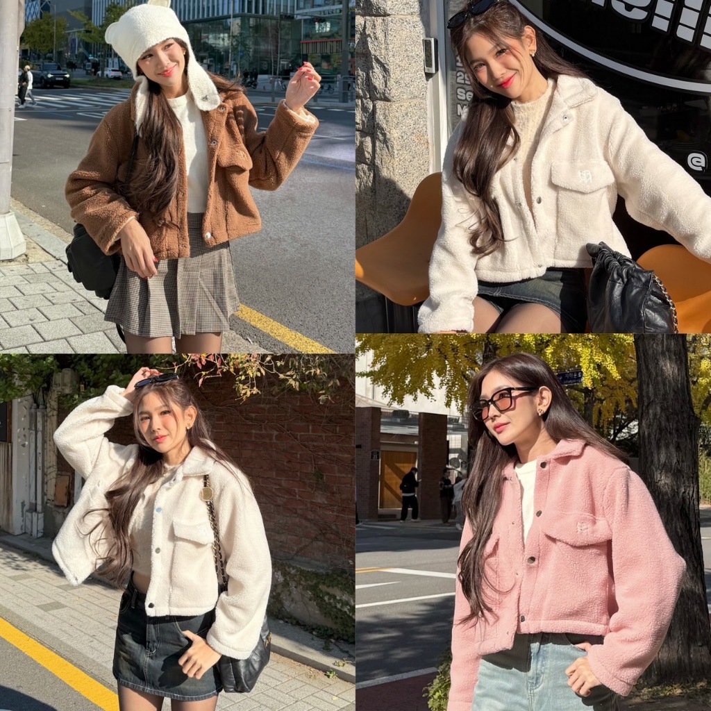 NICHARIS – เสื้อ Jacket รุ่น Fluffy Jacket