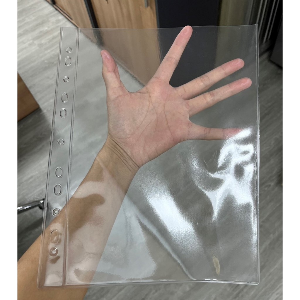 ซอง PVC ใส่เอกสาร ขนาด A4 ซองใส่เมนู ไส้แฟ้มใส่เอกสาร พร้อมเจาะรูที่สันซอง ราคา ถูกที่สุด ดีลบีเคเค แกลเลอรีภาพที่ 3