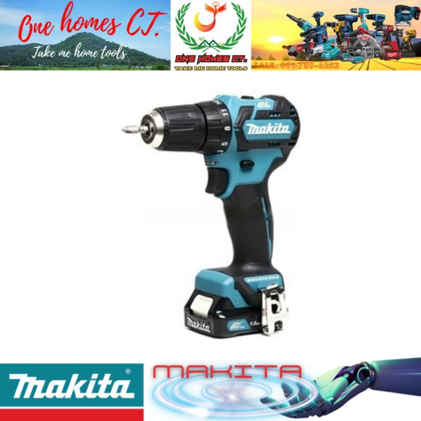 MAKITA สว่านไขควงไร้สาย 12 โวลต์ ขนาด 3/8 นิ้ว รุ่น DF332DWYE (สินค้ามีคุณภาพ..พร้อมจัดส่ง..) # ออก.