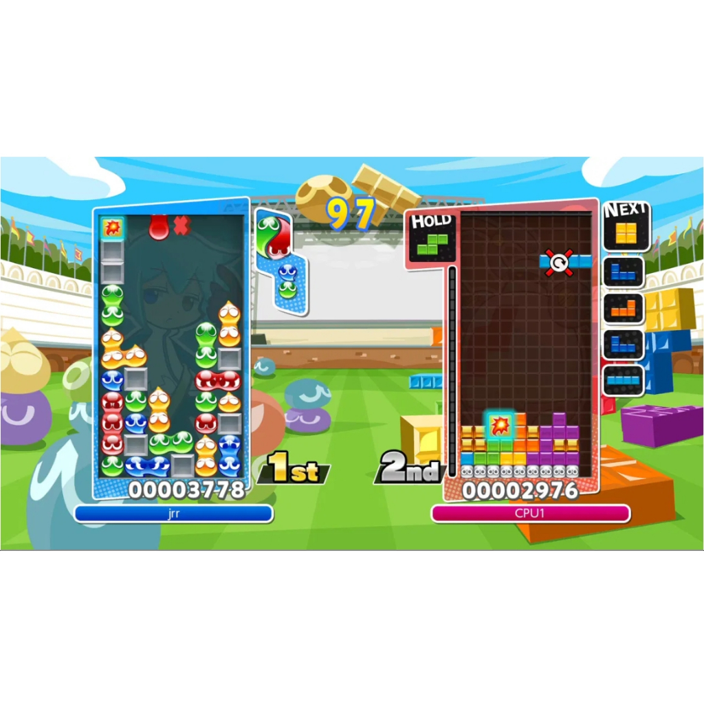 (กดรับโค้ดShopee XTRA 10-20%) พร้อมจัดส่ง PS4 PUYO PUYO TETRIS ภาคแรก โซน1 US ภาษาอังกฤษ