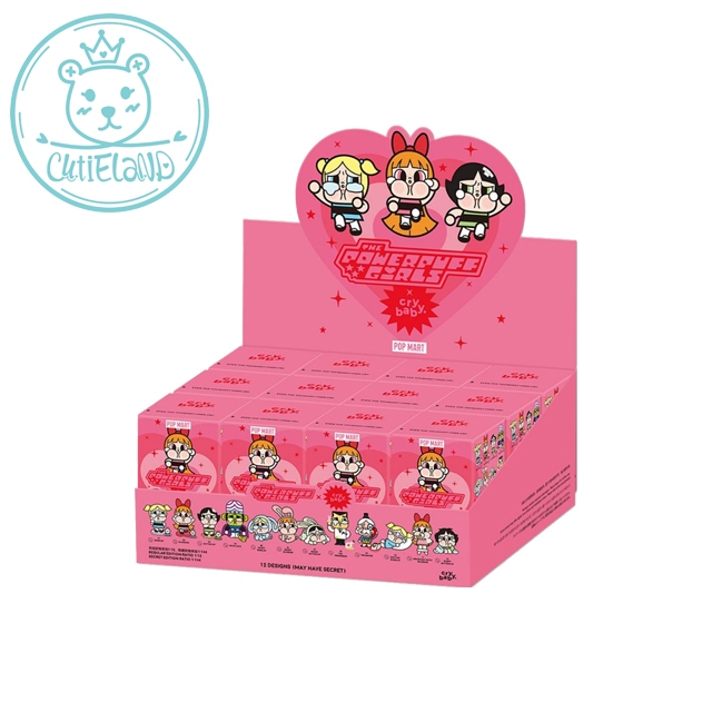 【ยกบ็อก พร้อมส่ง🇹🇭】CRYBABY × Powerpuff Girls Serie กล่องสุ่ม ยกกล่อง ของเเท้100%