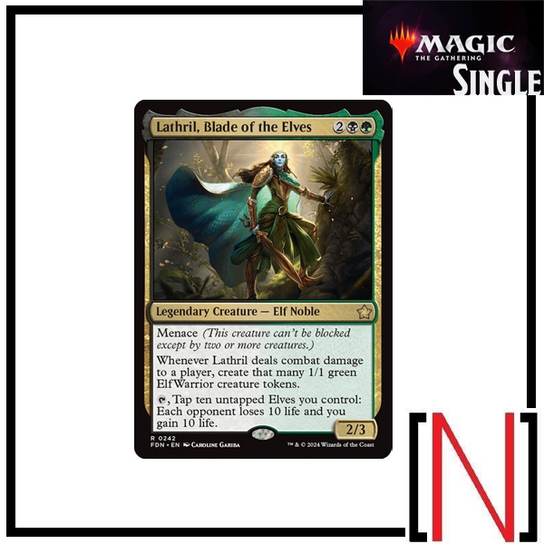 [MTG][Single][FDN] Lathril, Blade of the Elves ระดับ Rare [ภาษาอังกฤษ]
