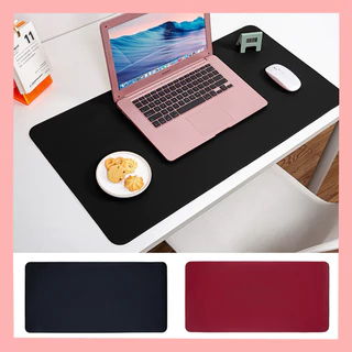 ส่งไว พร้อมส่งจากไทย Mouse Pad แผ่นรองเมาส์สีพื้น/สีพาสเทลน่ารักๆ แผ่นรองเมาส์ขนาดใหญ่ หนัง PU มีหลายขนาด แผ่นรองกันน้ำ