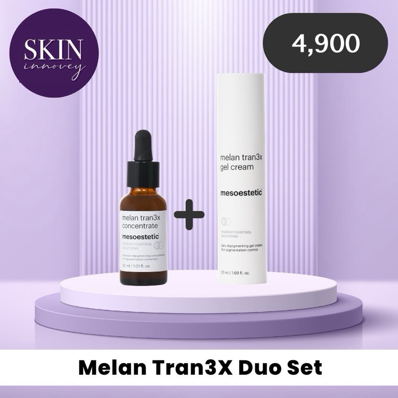 mesoestetic melan tran3x concentrate + gel cream