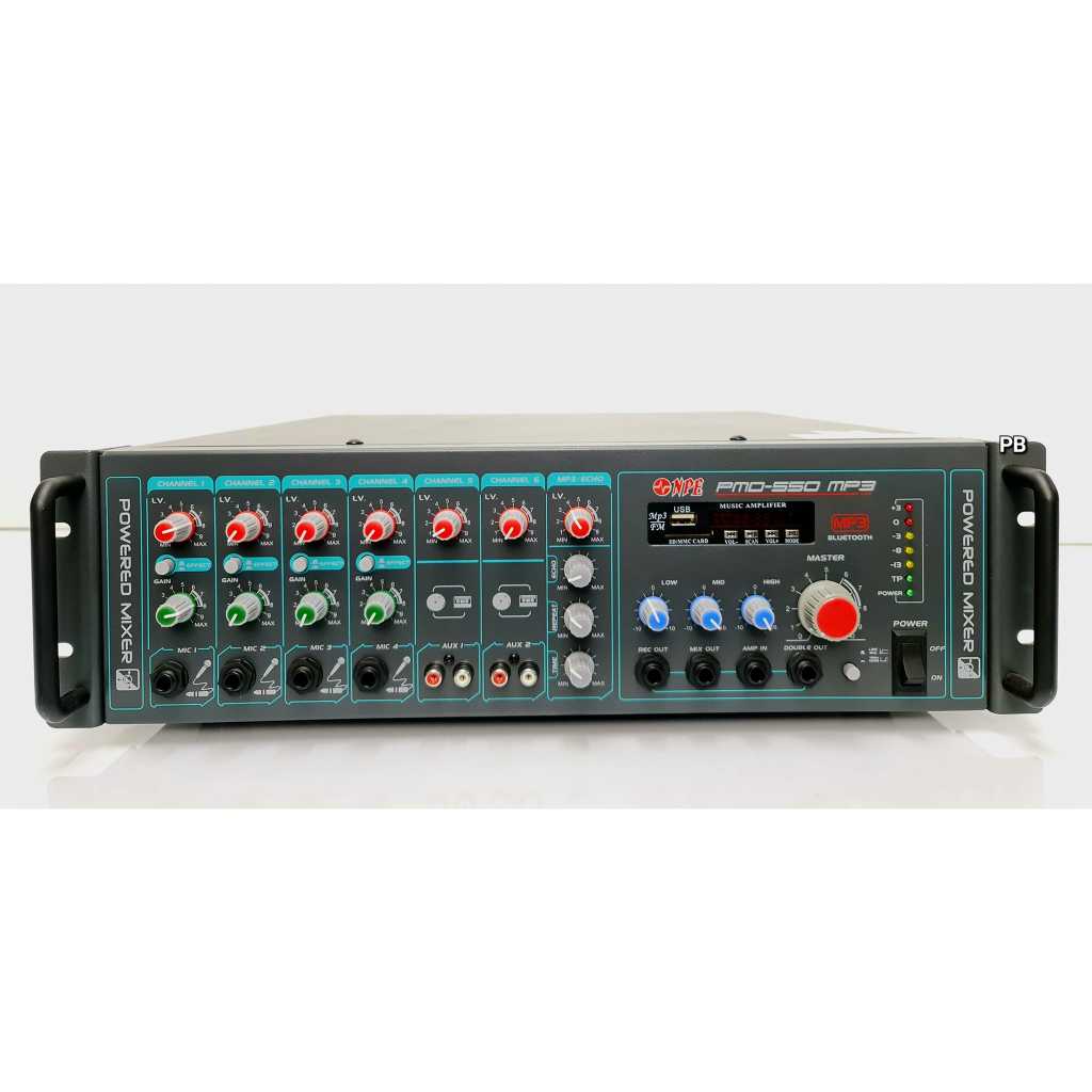 POWER MIXER เพาเวอร์มิกเซอร์ NPE รุ่น : PMD - 550 MP3