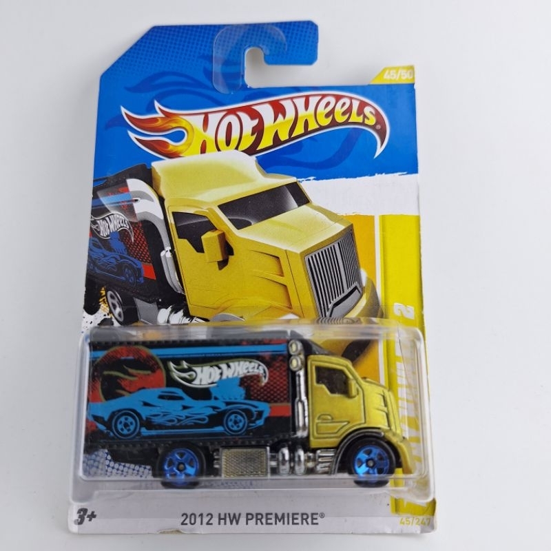 รถเหล็ก Hotwheels HIWAY HAULER 2 2012 HW PREMIERE แพคแตก (ib0503)