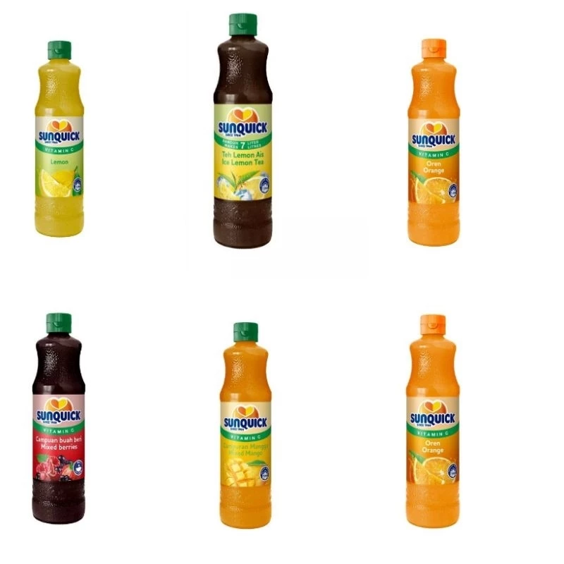 sunquick น้ำส้มสูตรเข้มข้น พร้อมส่ง10รสชาติ