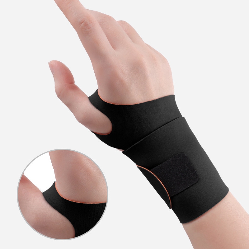รุ่นบางเฉียบ สายรัดข้อมือแบบปรับได้ ป้องกันการบาดเจ็บที่ข้อมือและนิ้วมือ เมาส์แบดมินตันเข็มขัดป้องกันข้อมือผู้ชายผู้หญิง ราคา ถูกที่สุด ดีลบีเคเค แกลเลอรีภาพที่ 7