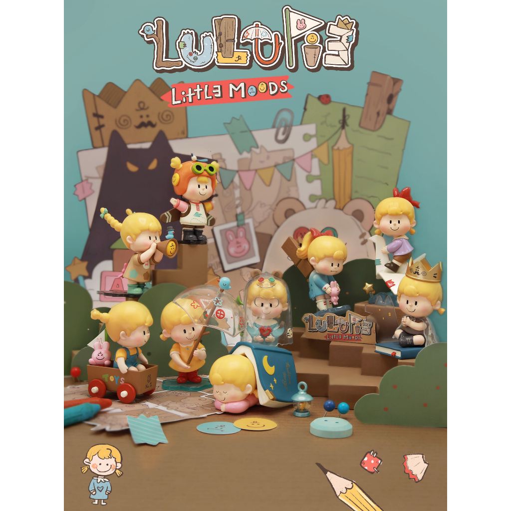 ACTIONCITY - LuLupie Little Moods Series - กล่องจุ่ม - Whole Set (8PCS)