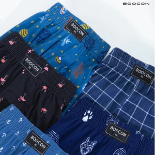 (Set 3ตัว) กางเกงบ๊อกเซอร์ผู้ชาย Boxer Boocon พิมพ์ลาย ลายสวย คุณภาพดี ผ้านุ่มใส่สบาย ไม่ยืด ไม่ย้วย ผ้าระบายอากาศ