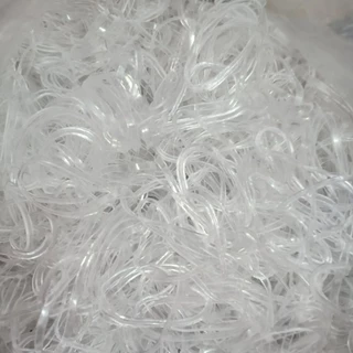 ยางใสมัดผมตุ๊กตา 100 เส้น 12บาท