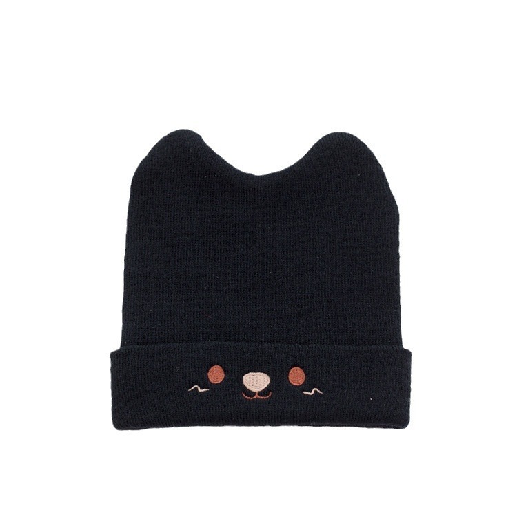 หมวกบีนนี่เด็ก หมวกเด็ก ทรงหมีน่ารัก กันหนาว ใส่อบอุ่น สำหรับเด็กแรกเกิด เด็กวัยหัดเดิน - รูปที่ 3