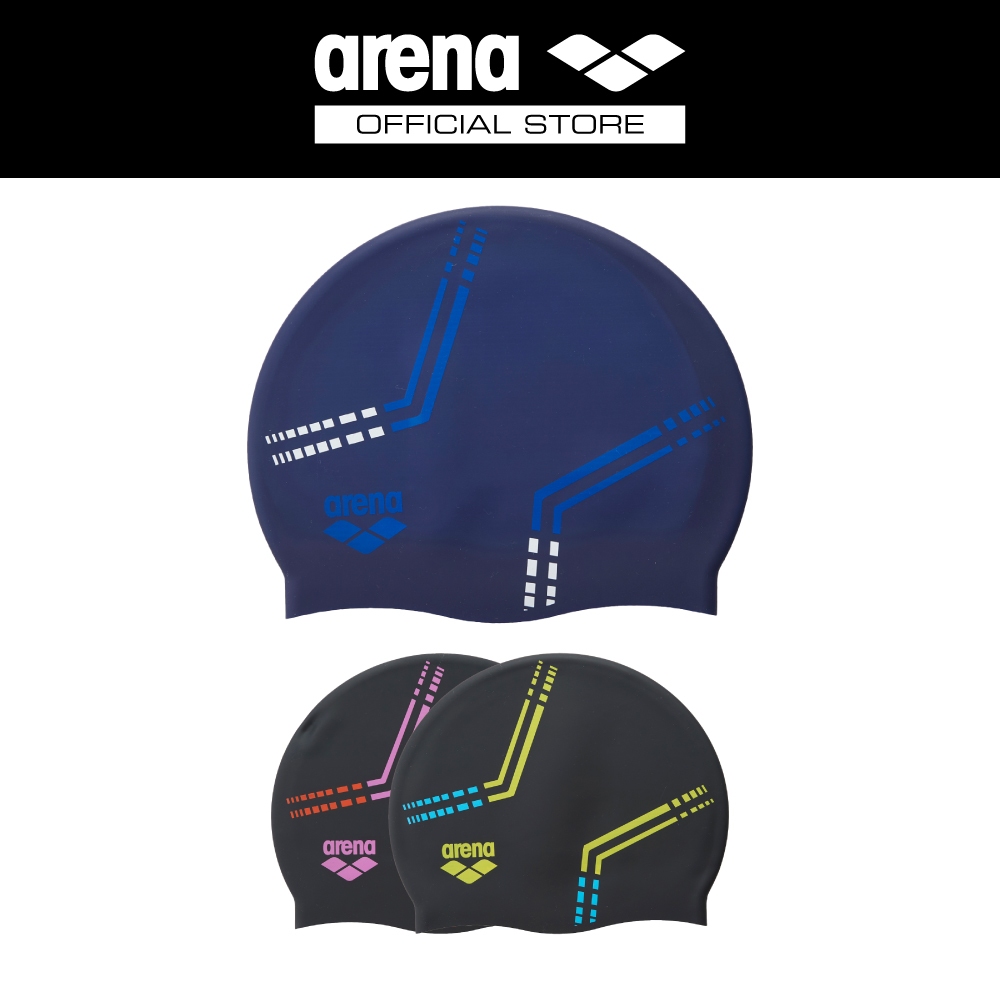 ARENA Silicone cap ( Big Size ) หมวกซิลิโคนขนาดใหญ่สำหรับว่ายน้ำ หมวกว่ายน้ำผู้หญิง หมวกดำน้ำ ASCSB4