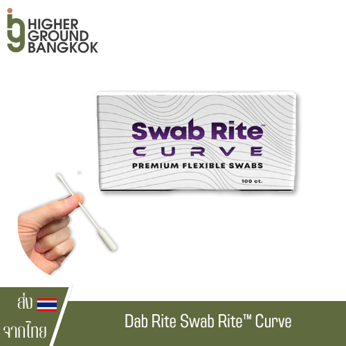 Dab Rite Swab Rite™ Curve – 100 Pack สำลีทำความสะอาด Banger Quartz Banger