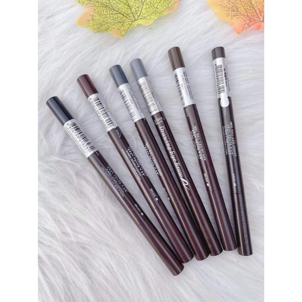 จัดส่งที่รวดเร็ว Etude House Drawing EyeBrow NEW 0.25g แท้ รุ่นใหม่ เพิ่มปริมาณไส้ 30% ดินสอเขียนคิ้วเนื้อครีมอัดแท่ง